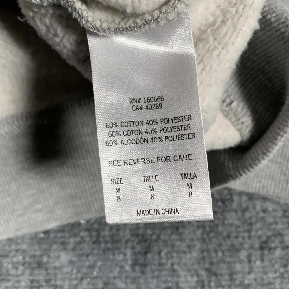 San Diego Padres Hoodie Sweatshirt Boys 8 Gray MLB Baseball New Era Pullover